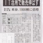 『日刊工業新聞』に掲載されました。